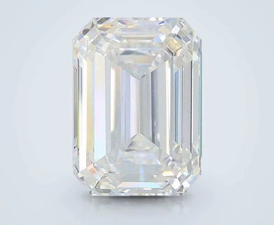 8.07ct F VS1 Rare Carat Ideal Cut Emerald Lab Grown Diamond