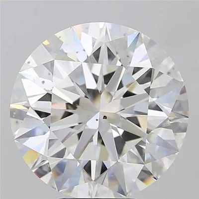7.03ct H SI1 Rare Carat Ideal Cut Round Diamond