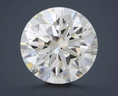 7.03ct H SI1 Rare Carat Ideal Cut Round Diamond