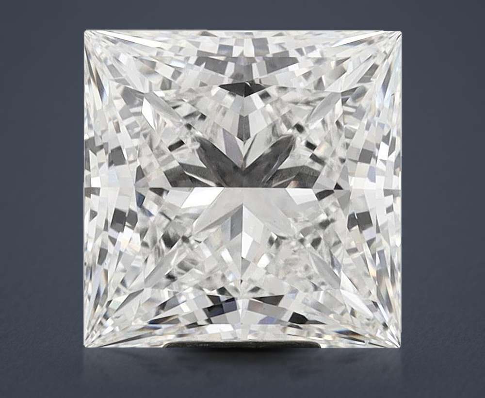 9.57ct F VS1 Rare Carat Ideal Cut Princess Lab Grown Diamond