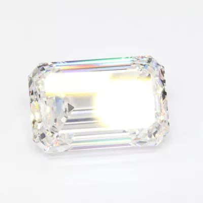 8.51ct E VVS2 Rare Carat Ideal Cut Emerald Lab Grown Diamond
