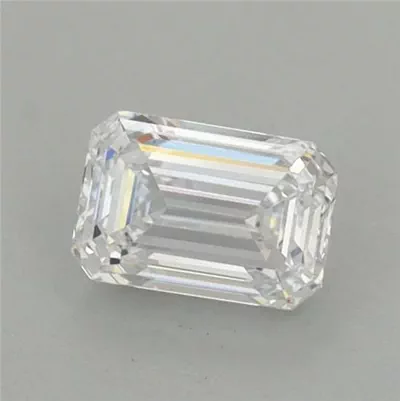 0.73ct D VVS2 Rare Carat Ideal Cut Emerald Lab Grown Diamond