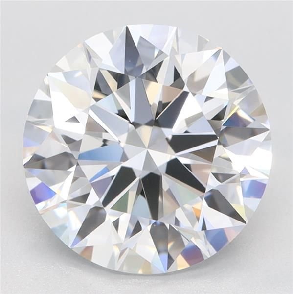 2.92ct D VVS1 Rare Carat Ideal Cut Round Lab Grown Diamond