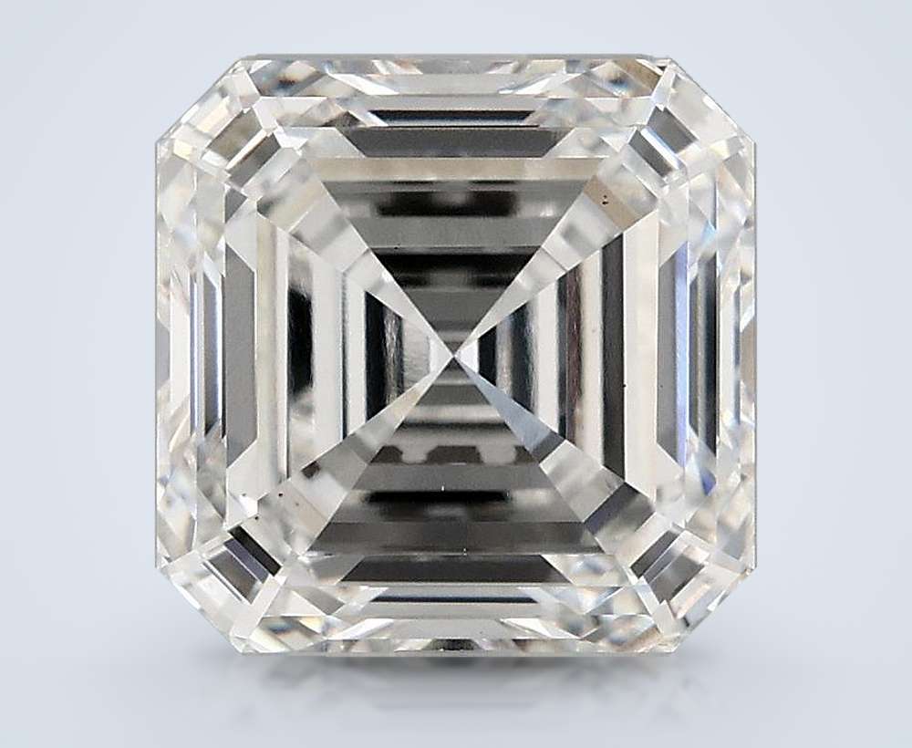 4.05ct F VS1 Excellent Cut Asscher Lab Grown Diamond