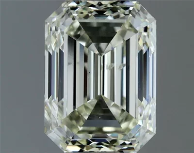 1.50ct K SI1 Very Good Cut Emerald Diamond