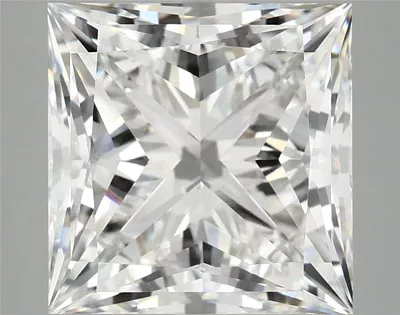 7.15ct E VVS2 Rare Carat Ideal Cut Princess Lab Grown Diamond