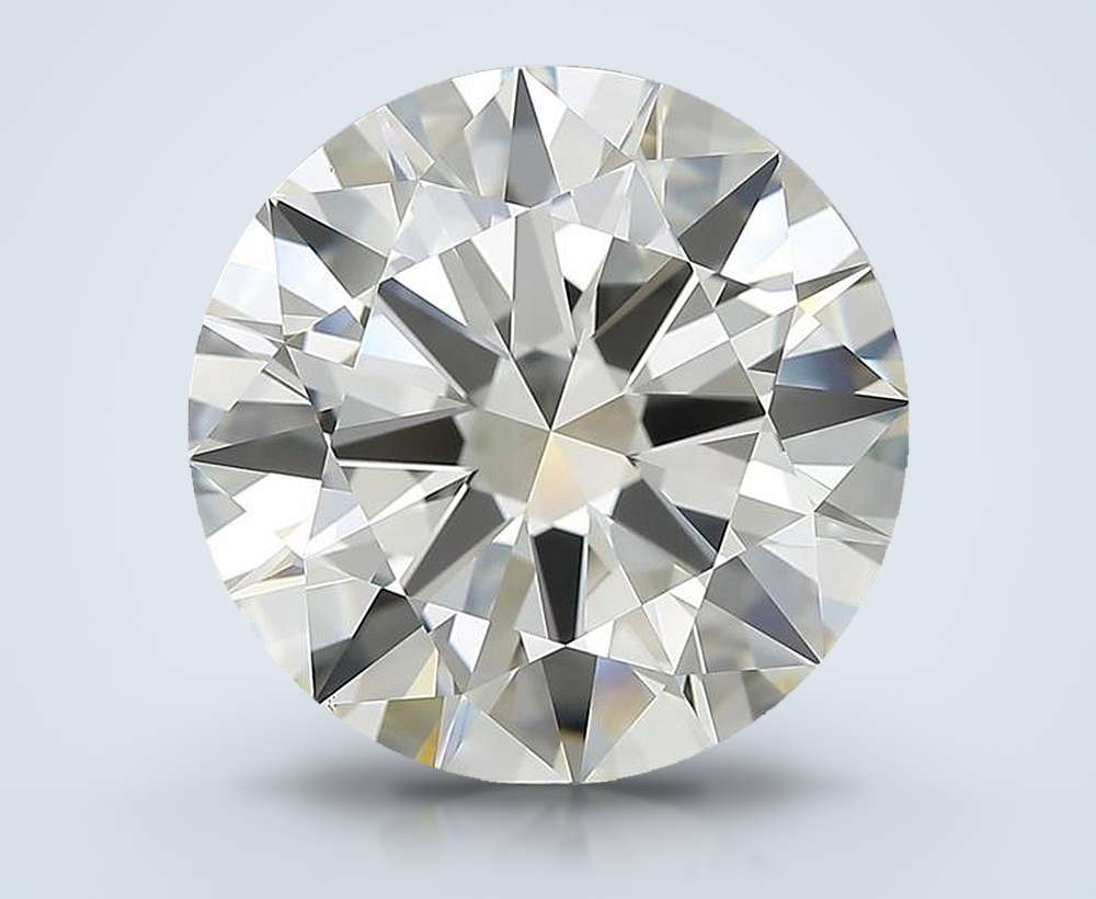 7.01ct I VS1 Rare Carat Ideal Cut Round Diamond
