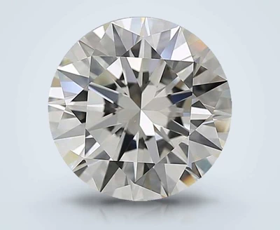 4.01ct J VS2 Rare Carat Ideal Cut Round Diamond