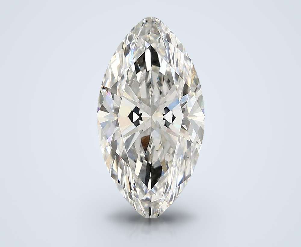 2.19ct F VS1 Rare Carat Ideal Cut Marquise Lab Grown Diamond