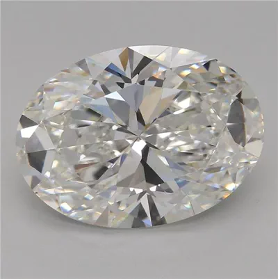 4.04ct E VVS2 Rare Carat Ideal Cut Oval Lab Grown Diamond