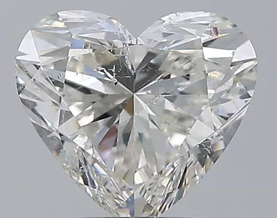 3.01ct H SI2 Rare Carat Ideal Cut Heart Diamond