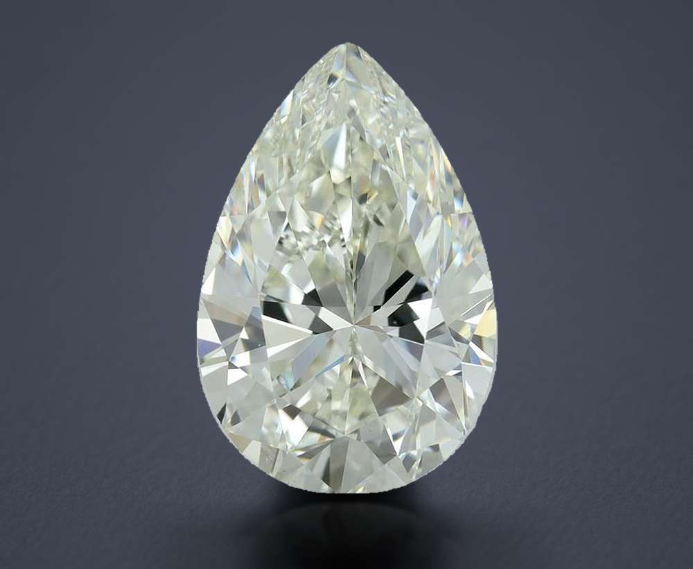 4.50ct I VS1 Rare Carat Ideal Cut Pear Diamond