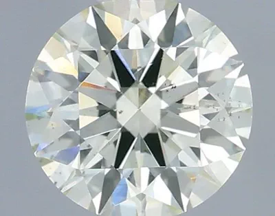 0.58ct K SI1 Rare Carat Ideal Cut Round Diamond