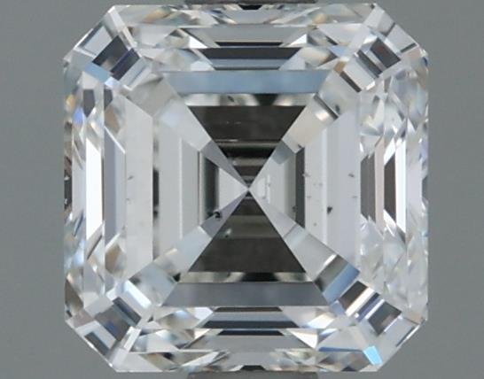 0.81ct H SI1 Rare Carat Ideal Cut Asscher Diamond