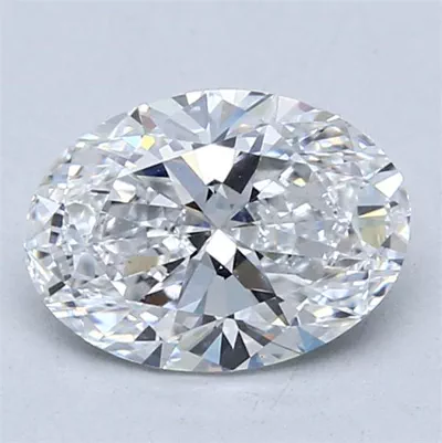 1.51ct D VS1 Rare Carat Ideal Cut Oval Lab Grown Diamond