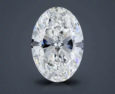 12.06ct G VVS2 Rare Carat Ideal Cut Oval Lab Grown Diamond
