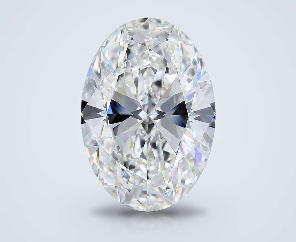 12.06ct G VVS2 Rare Carat Ideal Cut Oval Lab Grown Diamond