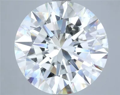 10.50ct H SI1 Rare Carat Ideal Cut Round Diamond