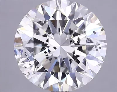 4.01ct G SI2 Excellent Cut Round Lab Grown Diamond