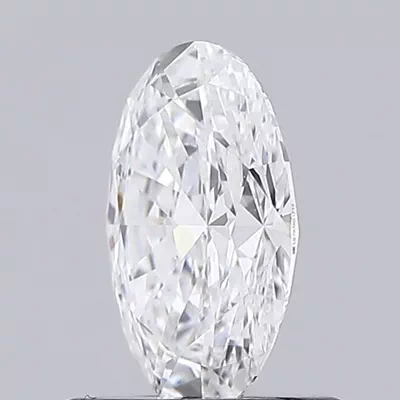 0.78ct D VVS1 Rare Carat Ideal Cut Oval Lab Grown Diamond