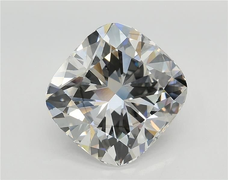 8.08ct F VS2 Rare Carat Ideal Cut Cushion Lab Grown Diamond