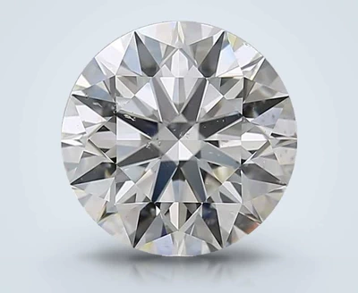 4.02ct I SI2 Rare Carat Ideal Cut Round Diamond