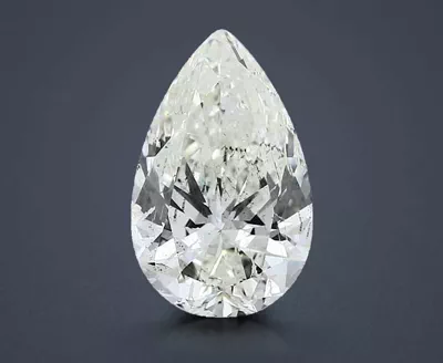 2.50ct I SI2 Rare Carat Ideal Cut Pear Diamond