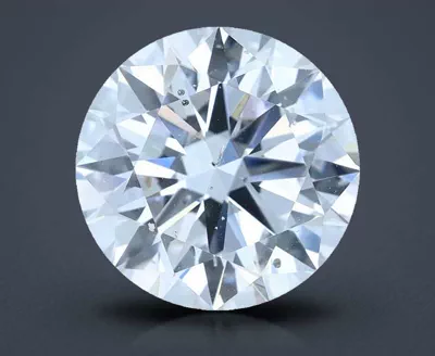 5.34ct D SI2 Rare Carat Ideal Cut Round Diamond