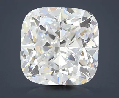 2.02ct D VS2 Rare Carat Ideal Cut Cushion Lab Grown Diamond