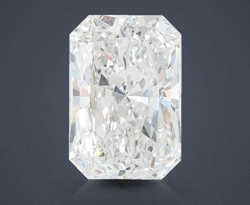 2.01ct D VVS1 Rare Carat Ideal Cut Radiant Lab Grown Diamond