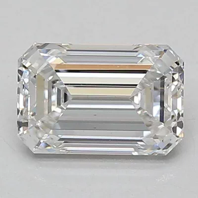 1.60ct D VS1 Excellent Cut Emerald Lab Grown Diamond