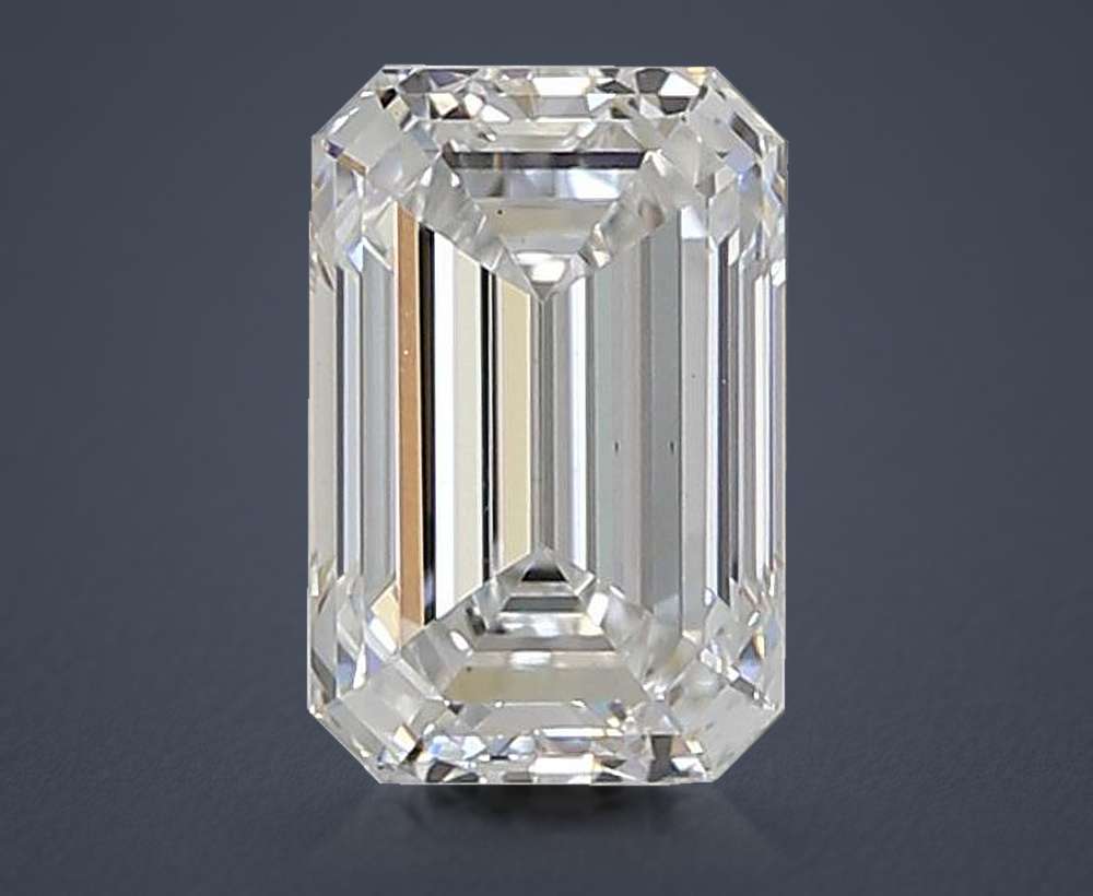 1.60ct D VS1 Rare Carat Ideal Cut Emerald Lab Grown Diamond