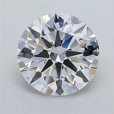 3.74ct D VS1 Rare Carat Ideal Cut Round Lab Grown Diamond