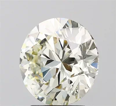3.16ct K VS1 Rare Carat Ideal Cut Round Diamond