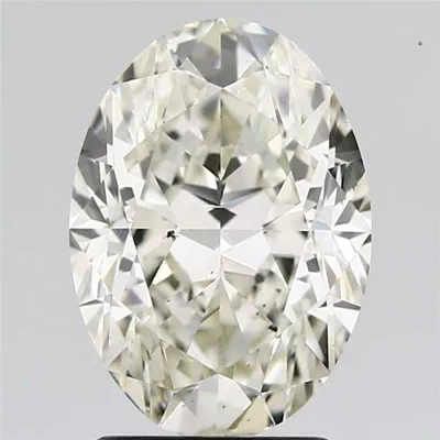 2.20ct K SI1 Rare Carat Ideal Cut Oval Diamond