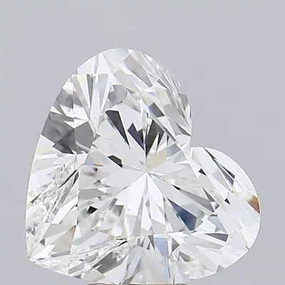 7.08ct F VVS2 Rare Carat Ideal Cut Heart Lab Grown Diamond