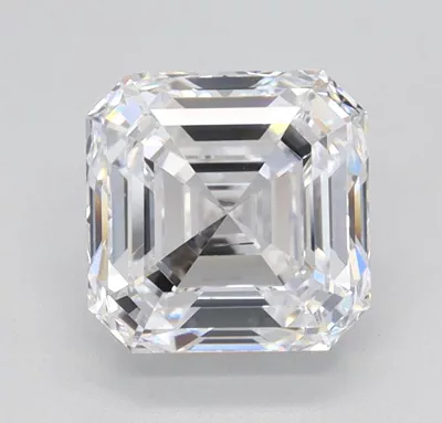 1.53ct D SI1 Rare Carat Ideal Cut Asscher Lab Grown Diamond