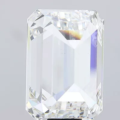 18.13ct F VVS2 Very Good Cut Emerald Lab Grown Diamond
