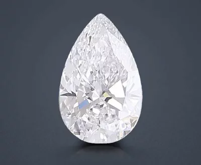 1.15ct D VVS2 Rare Carat Ideal Cut Pear Lab Grown Diamond