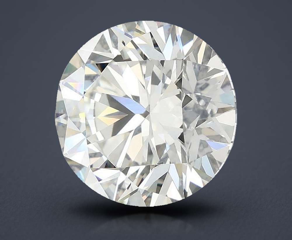 3.06ct H VS1 Excellent Cut Round Lab Grown Diamond