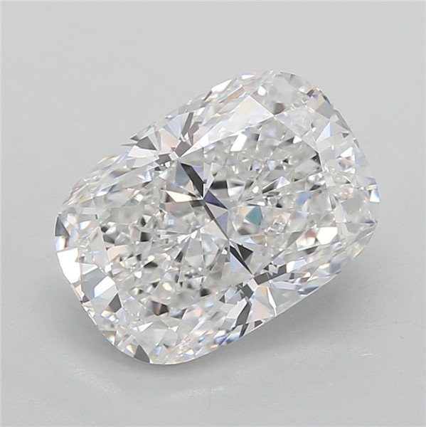 3.04ct E VVS2 Rare Carat Ideal Cut Cushion Lab Grown Diamond