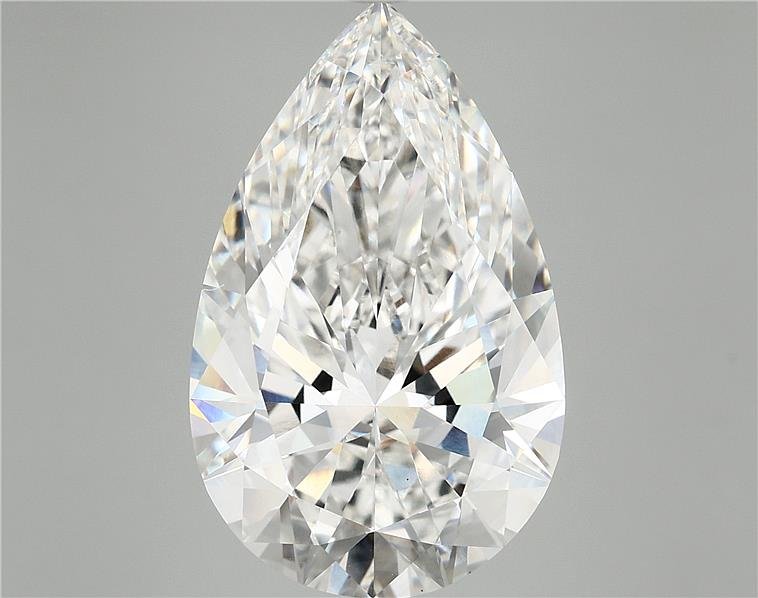 10.17ct F VS1 Rare Carat Ideal Cut Pear Lab Grown Diamond