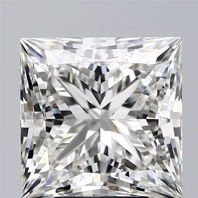 6.01ct G VS1 Rare Carat Ideal Cut Princess Lab Grown Diamond