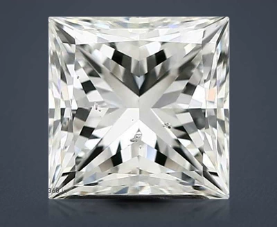 2.02ct H SI1 Very Good Cut Princess Diamond