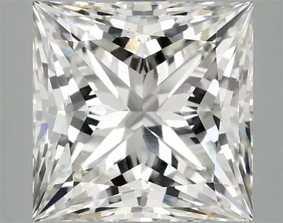 5.10ct G VS1 Rare Carat Ideal Cut Princess Lab Grown Diamond