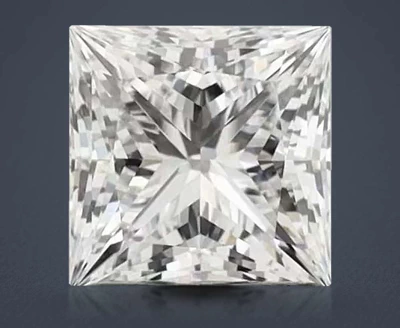 1.54ct E VS1 Rare Carat Ideal Cut Princess Lab Grown Diamond