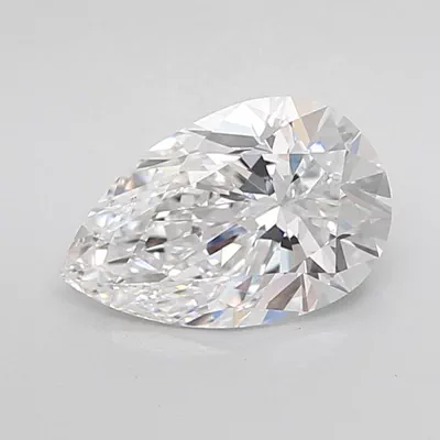 2.01ct D VS1 Rare Carat Ideal Cut Pear Lab Grown Diamond