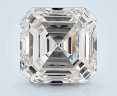 3.08ct D VS1 Excellent Cut Asscher Lab Grown Diamond