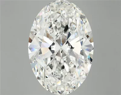 10.17ct F VVS2 Rare Carat Ideal Cut Oval Lab Grown Diamond