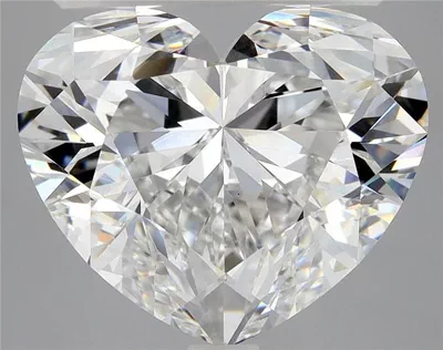 5.01ct F VS1 Rare Carat Ideal Cut Heart Diamond